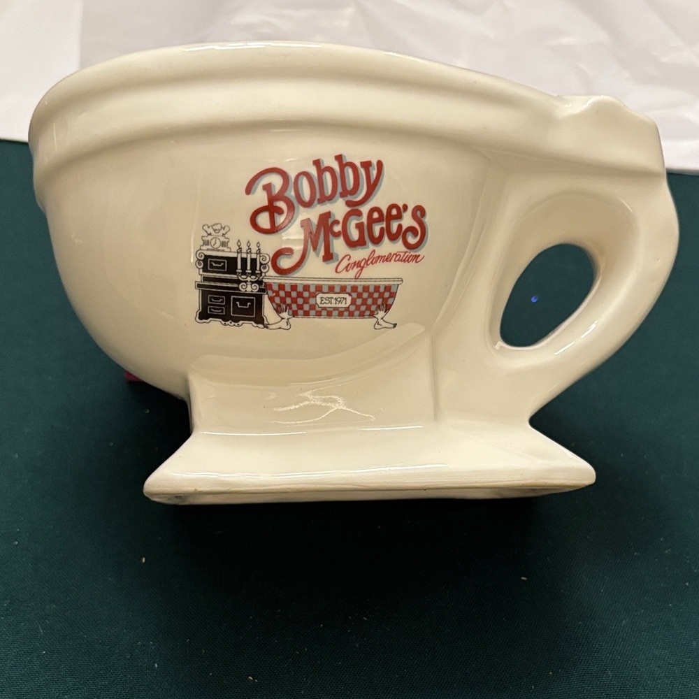Bobby McGee's White Ceramic Mug